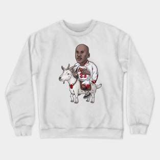 BASKETBALLART - JORDAN GOAT THREEPEET Crewneck Sweatshirt